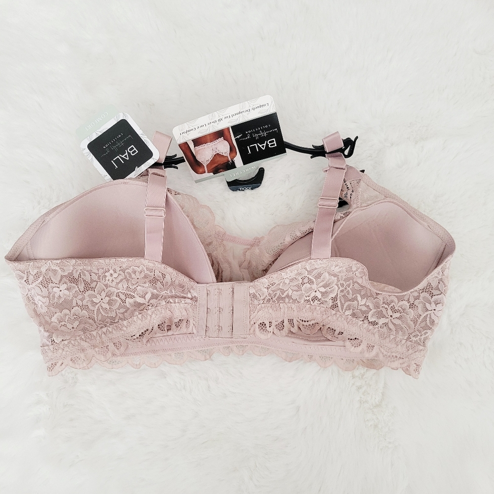 ❤️🔥BALI LACE WIRELESS CONVERTIBLE BRA SIZE 3X - Picture 7 of 8